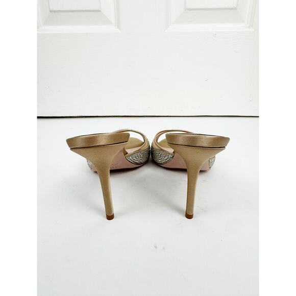 GEDEBE ISABELI EMBELLISHED SLIDE SANDALS MULES - Picture 4 of 9